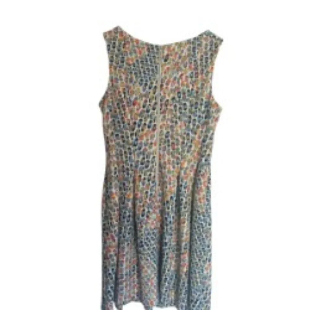 Gabby Skye Fit & Flare Multi Sleeveless Dress 12 - Picture 3 of 4